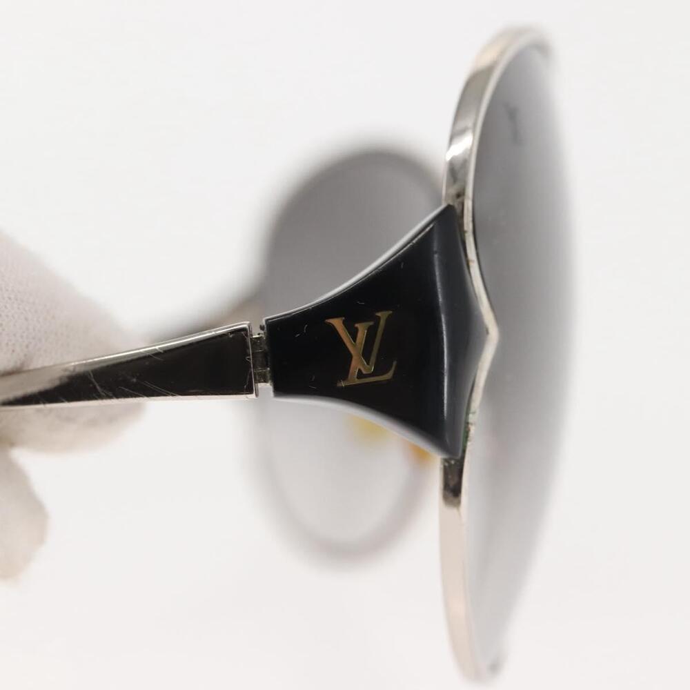 LOUIS VUITTON Daisy Sunglasses Metal Silver Z0261U LV Auth 143996 - Picture 7 of 13